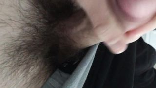 Col bastone alzato di prima mattina