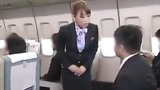 Asian fuck on the plane!!