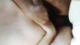 Moglie cavalca amico