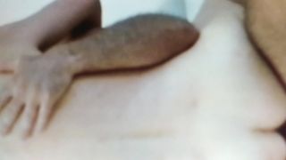 Moglie cavalca amico