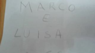 Luisa si tocca la fica