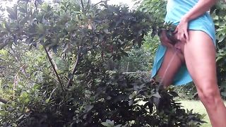 Una pisciatina nel parco