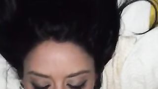 Sborro in faccia alla mia donna