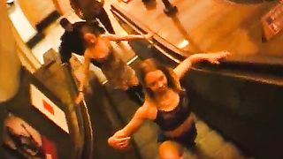 Sesso voyeur in metropolitana