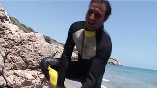 Masturbazione con piedini sexy