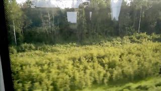 Pompino sul treno! (con ingoio)