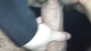 Si masturba con il mio pene