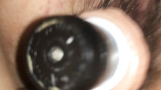 Scopata con cazzo e vibratore nella figa