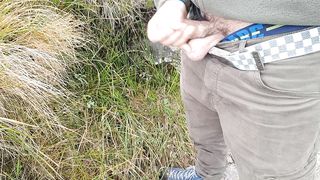 Sborrata veloce in montagna