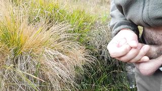Sborrata veloce in montagna