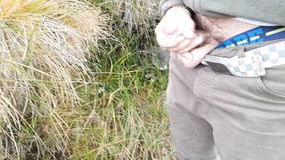 Sborrata veloce in montagna