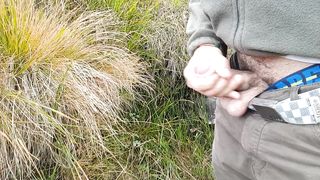 Sborrata veloce in montagna