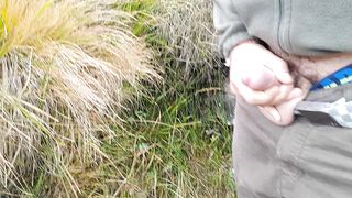 Sborrata veloce in montagna