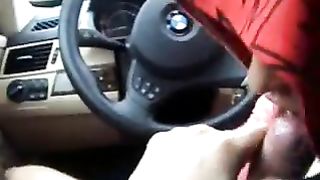 Puttana con cliente in auto