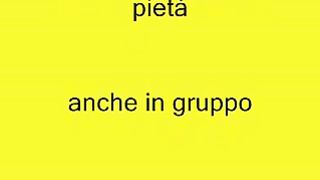 La slave Cagna si offre