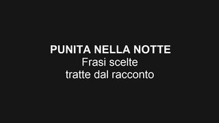 Punita nella notte