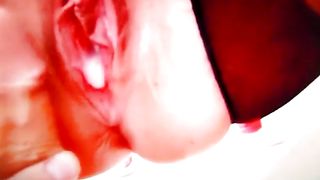 Una sborrata con lei a cavalcioni