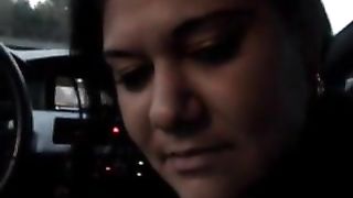 Sesso in auto con coatta romana