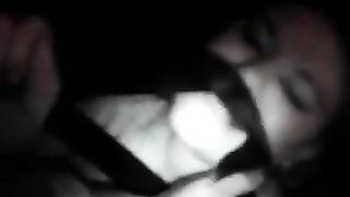 Sesso in auto con coatta romana