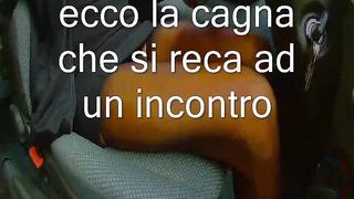 La cagna si reca ad appuntamento col cazzo