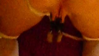 Calze alla francese piedini e morsetti alle labbra...