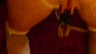 Calze alla francese piedini e morsetti alle labbra...