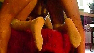 Calze alla francese piedini e morsetti alle labbra...