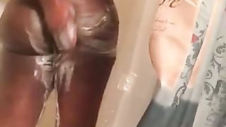 Trans nera con un bel cazzo