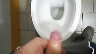 Sega in bagno pubblico