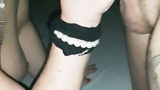 Mentre succhio un bel cazzo al club privé