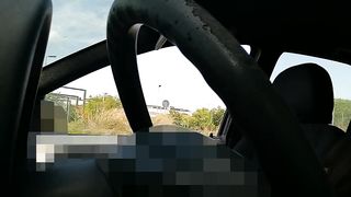 Carsex con un amico e un guardone