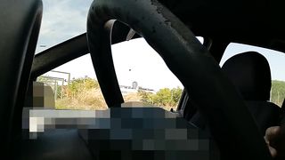 Carsex con un amico e un guardone