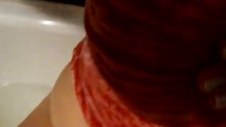 Ditalino nella vasca da bagno