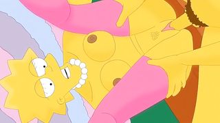 Porno Simpson cartoon