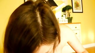 Mora da favola con la sborra in bocca