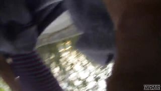 Troiona scopa all' aperto...