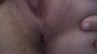 Mia moglie mentre respira con figa e culo