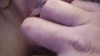 Mia moglie mentre respira con figa e culo