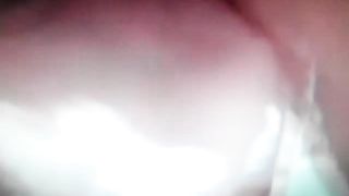 una sborrata leggermente sporcata...