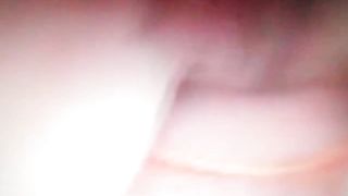 una sborrata leggermente sporcata...