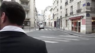 Casting con bionda francese