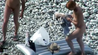 Spiaggia nudista sul Mar Nero