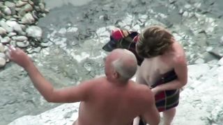 Spiaggia nudista sul Mar Nero