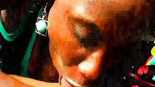 Moglie ebony scopata amatoriale