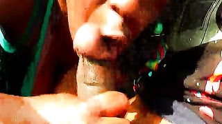 Moglie ebony scopata amatoriale