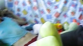 Russa teen bruna amatoriale