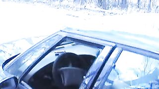 Anteprima del video: Coppia amatoriale scopa outdoor