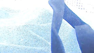 Coppia amatoriale scopa outdoor