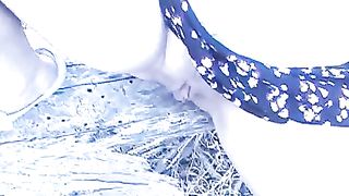 Coppia amatoriale scopa outdoor