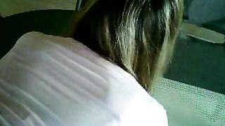 Milf bionda amatoriale grassottella